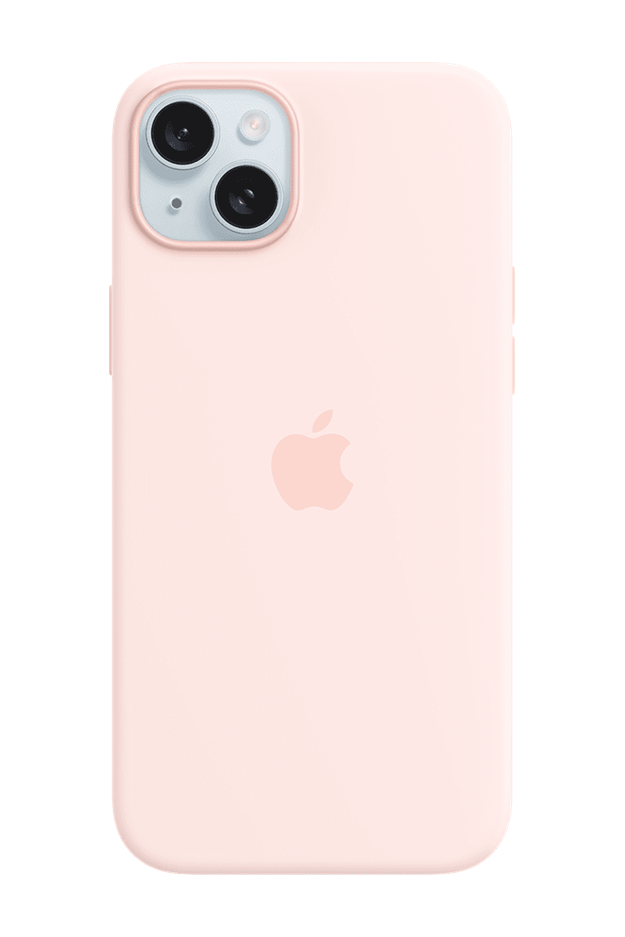 iPhone 15 Plus Silicone Case with MagSafe - Light Pink